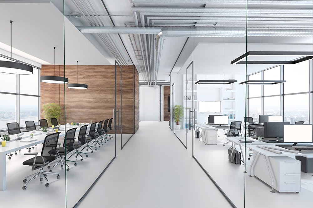 Modern Canada clean office